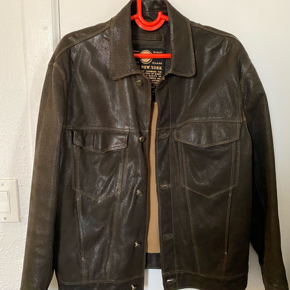 Genuine Leather Jack by Marc New York